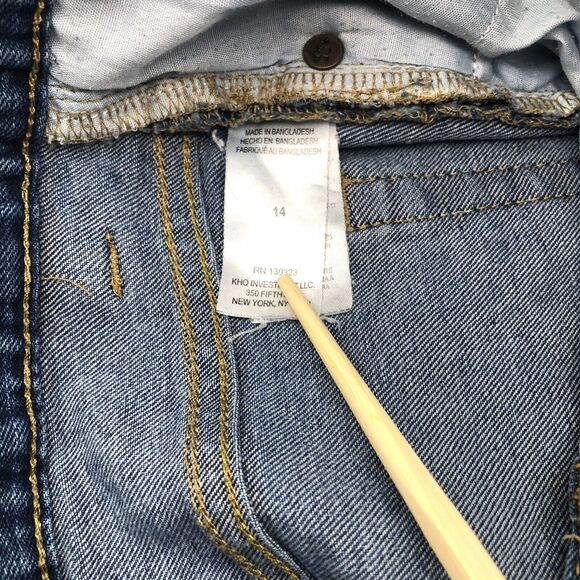 Lucky Brand Womens Straight Leg Mid Rise Jeans Size 14/27 Medium Wash - Picture 11 of 13